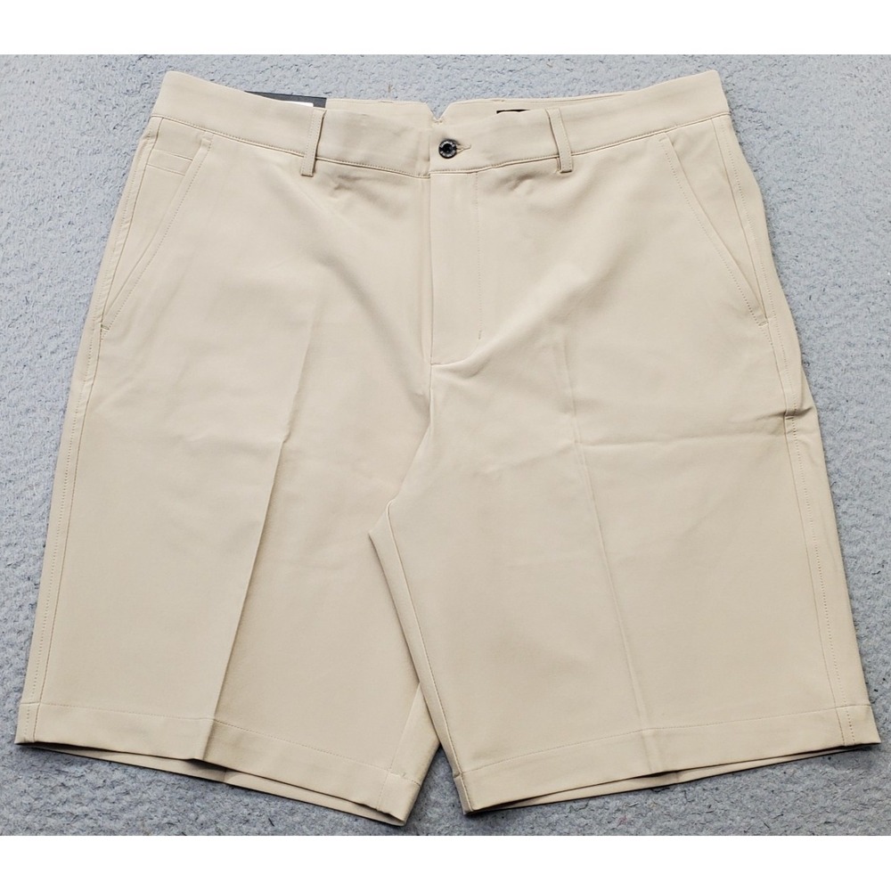 Dunning Golf Shorts Mens 35 Tan Player Fit Woven Performance Stretch D7S13H055